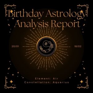 Birthday Astrology Analysis Report